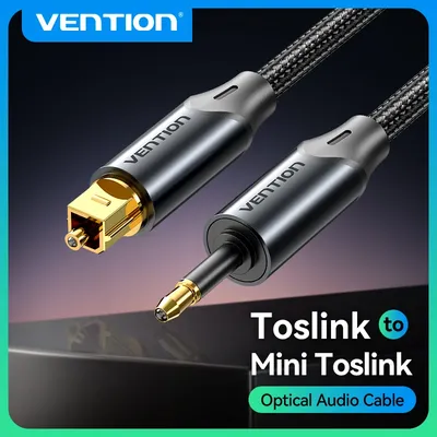Vention Toslink SPDIF Koaxialkabel 3,5 mm digitales optisches Audiokabel für Verstärker Blu-ray Xbox 360 PS4 Soundbar-Glasfaserkabel