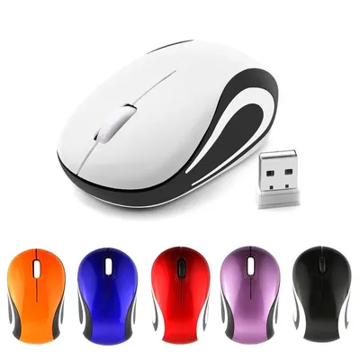 Nette Mini 2,4 GHz Drahtlose Maus USB Tragbare Optische Mause Computer Gaming Mäuse Für PC Laptop Schnurlose Computer Peripheriegeräte