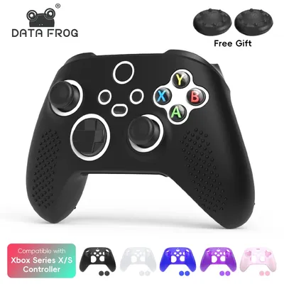 DATA FROG Schutzhülle für XBox Series S Core Controller, Silikonhülle, Griff, rutschfeste Schutzabdeckung für XBox-Steuergehäuse