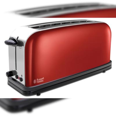Russell Hobbs Colours Plus+ Langschlitz-Toaster Flame Red 21391-56
