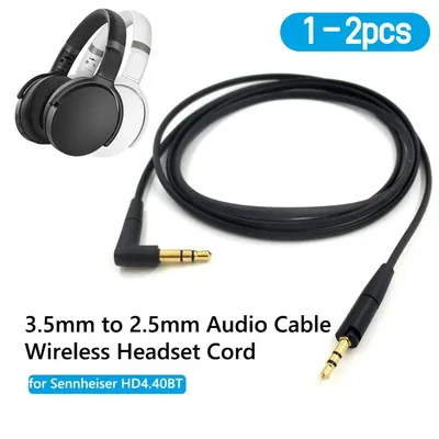 Ersatz-Reparaturteile Audiokabel für Sennheiser HD400S HD350BT HD4.30 HD4.40BT HD4.50BTNC HD450BT HD458BT Kopfhörer