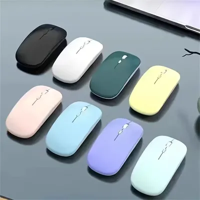 Bluetooth-kompatibel Drahtlose Maus Computer Laptop Maus Stille Optische Maus für iPad Samsung Tablet Universal Mäuse Geräuschlos