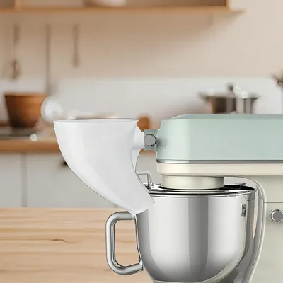 Mehltrichter, leichter Standmixer-Aufsatz, bequemer Griff, Küchenzubehör, Ersatz für Kitchen Aid Artisan KSM150
