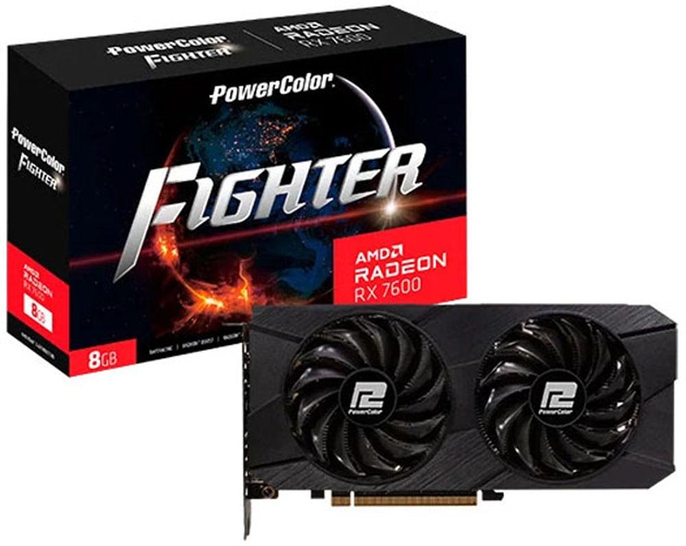 POWERCOLOR Grafikkarte "RX 7600 Fighter 8 GB", schwarz, Grafikkarten