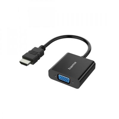 Hama HDMI auf VGA Adapter 1080p für PC, Laptop, Beamer