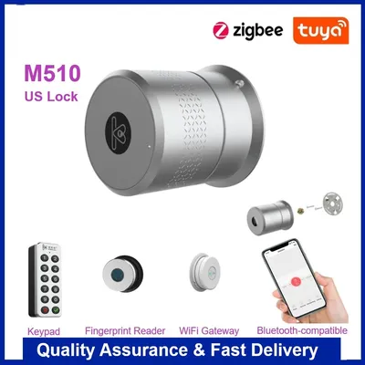 Wehere M510 TUYA Smart Lock Fingerprint Elektronische Schloss Riegel UNS Schlösser Smart Home Fernbedienung Wifi Wireless Sperre Netzwerk
