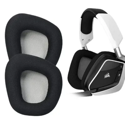 Ersatz-Ohrpolster, Memory-Schaum-Ohrpolster-Abdeckung für Corsair Void PRO ELITE RGB Wireless Gaming Headset Ohrenschützer Ohrpolster