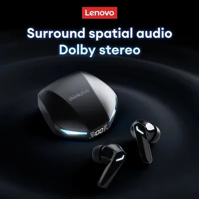 Lenovo XT53 Wireless Upgrade Bluetooth 5.4 Kopfhörer Ultra Long Endurance Gaming Headset mit geringer Latenz LED-Digitalanzeige-Ohrhörer