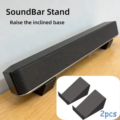 2 Stück universelle SoundBar-Ständer, kompatibel mit Sony Philips Samsung für TV-Audio-Lautsprecher, Heimkino und Desktop-Setup