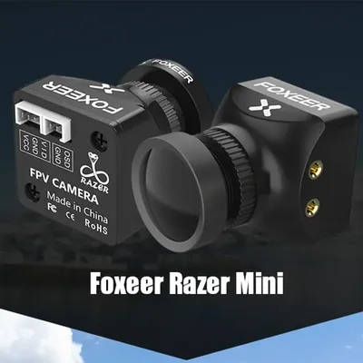 Foxeer Razer Mini HD 5MP 2,1mm M12 Objektiv 1200TVL Standard FPV Kamera NTSC PAL Umschaltbare 4ms Latenz 22*22mm für FPV Drone