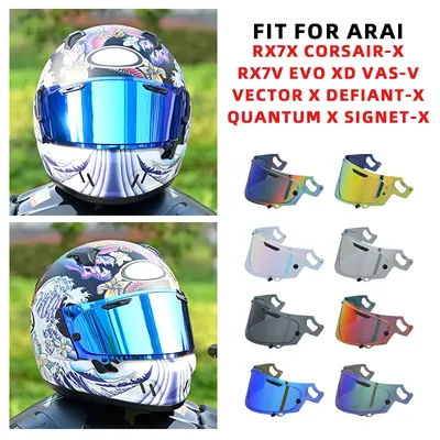 Visier für Arai RX-7X RX7X CORSAIR-X RX-7V RX7V NEO XD VAS-V VECTOR-X Vector X Defiant-X Defiant X Quantum-X Quantum X Signet-X