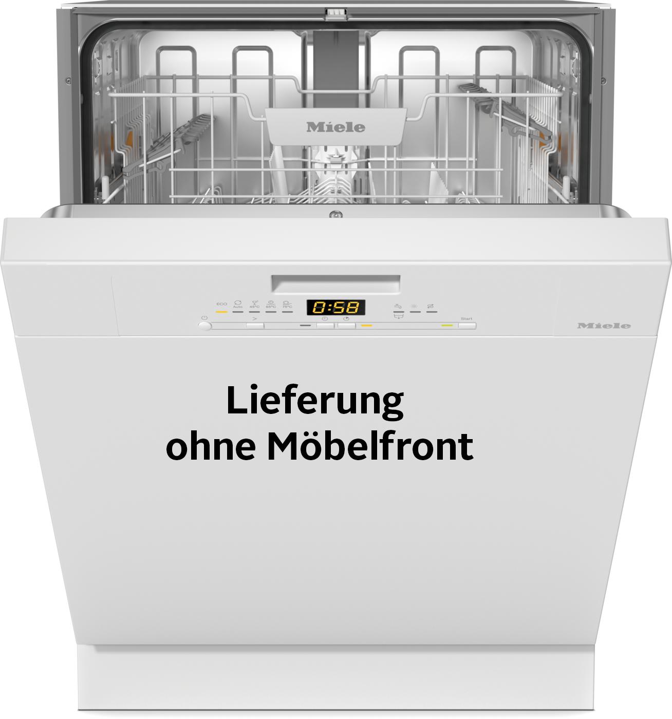 MIELE teilintegrierbarer Geschirrspüler "G 5611 i Active", Energieeffizienz: A (A-G), silber (weiß), B:59,8cm H:80,5cm T:57cm, Geschirrspüler