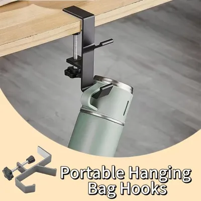 Einstellbare Schreibtisch Rand Haken Gaming Headset Schreibtisch Aufhänger Rucksack Lagerung Hängen Haken Halter Punch-freies Home Office Organizer