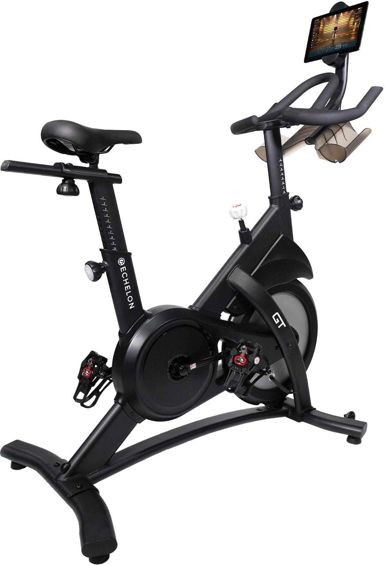 Speedbike ECHELON "GT Smart Connect", schwarz, Heimtrainer, ohne Unterlegmatte, 136 kg max. Benutzergewicht, Fahrrad, 32 Widerstandsstufen, B:60cm H:144cm L:121cm