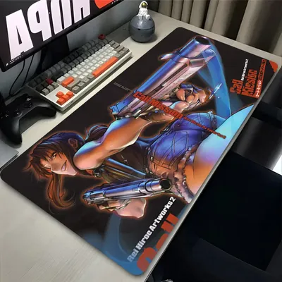 Deskmat Black Lagoon Gaming Mauspad Anime Mousepad Xxl Computer Zubehör Schreibtisch Matte Gamer Mause Büro Büros Pc Desktop