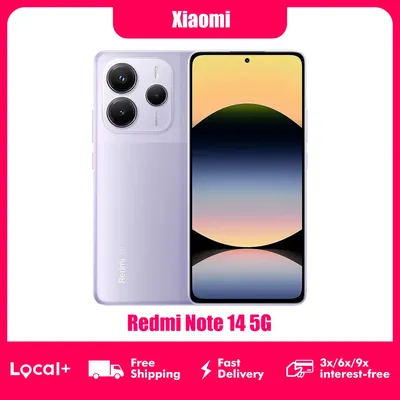 Xiaomi Redmi Note 14 5G 8 GB/256 GB Smartphone MediaTek Dimensity 7025 – Ultra 6,67 Zoll AMOLED-Display 108 MP Dreifachkamera