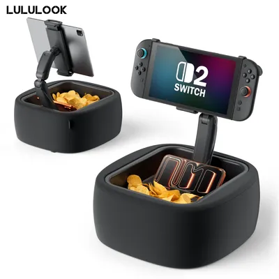 LULULOOK Gaming-Kissenständer für Nintendo Switch 2 und 4,7–14,6 Zoll Tablet, Zero-Gravity-Kissenständer für Steam Deck (maschinenwaschbar)