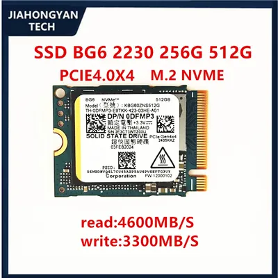 Original für KIOXIA BG4 128G BG6 2230 256G 512G 1T PCIE4.0 M.2 NVME Solid State Drive Laptop Unterstützt Steam Deck Handheld-Kamera