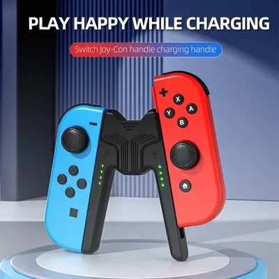 Aolion Ladegriffhalterung für Switch Joycon Griff Gaming Controller Grip Ladestation für Nintendo Switch Zubehör