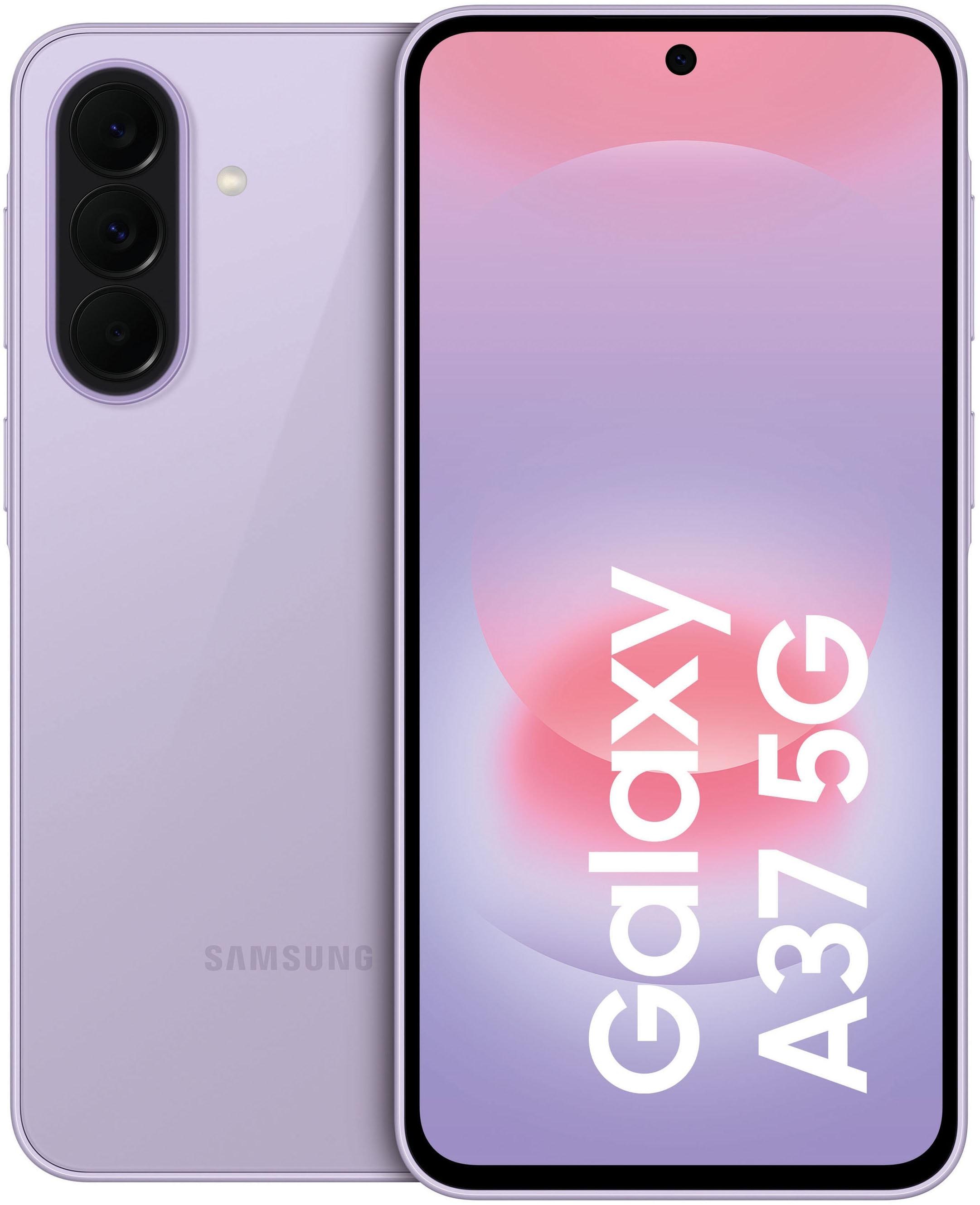 SAMSUNG Smartphone "Galaxy A37 5G", Energieeffizienz: A (A-G), awesome lavender, 256 GB, Mobiltelefone