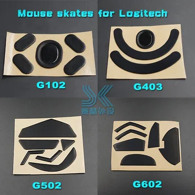 3M Maus Skates für Logitech G502 G403 G602 G603 G703 G700 G700S G600 G500 G500S 0,6 MM Gaming Maus füße Ersetzen fuß