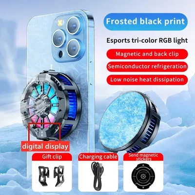 Magnet & Back Clip Handy Kühler Kühler für Pubg RGB Handy Gaming Kühler für Apple Samsung Xiaomi Handy
