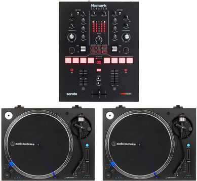 Numark Scratch LP140 Black Bundle Schwarz