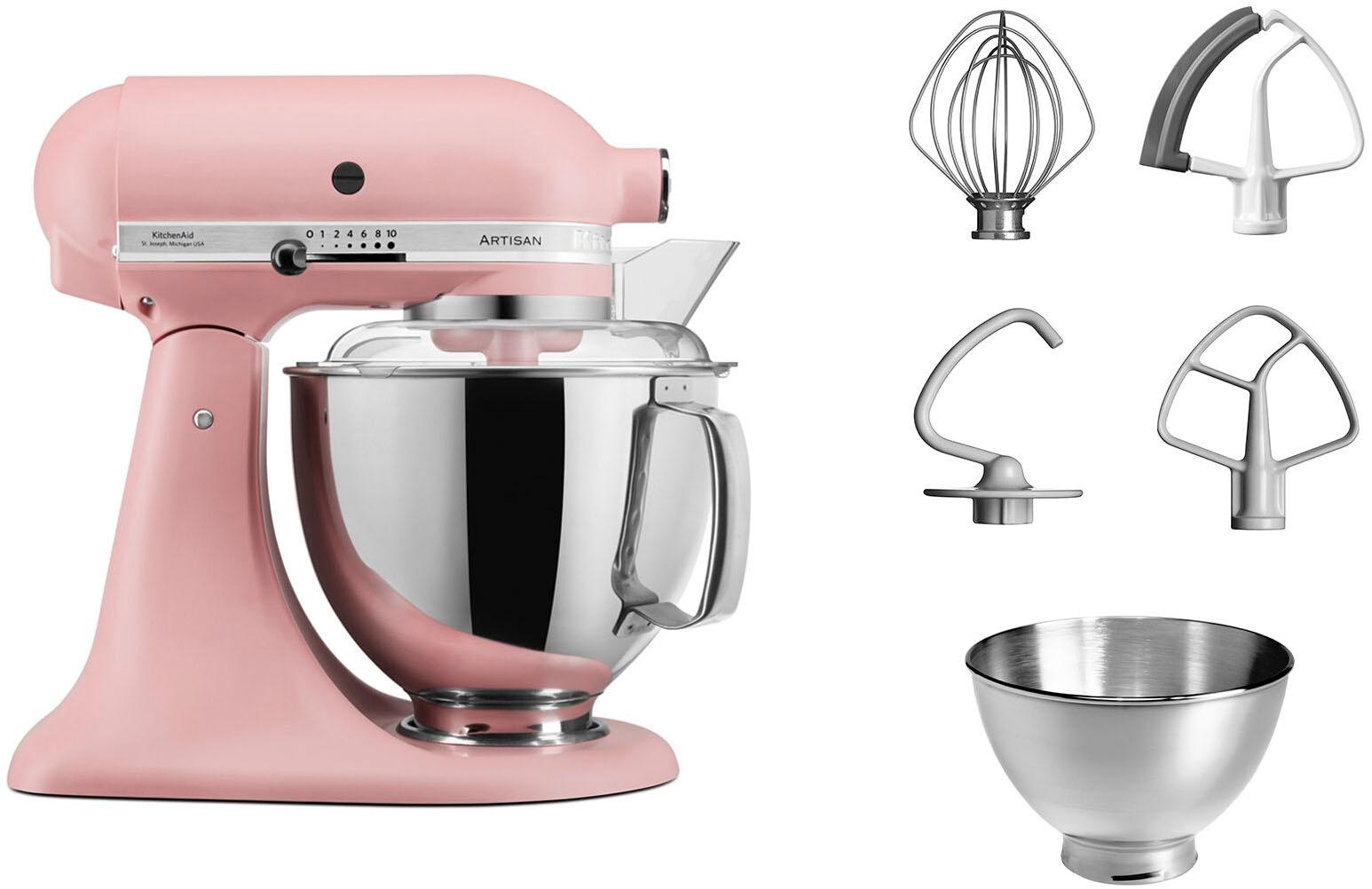 KITCHENAID Küchenmaschine "5KSM175PSE", altrosa, B:24cm H:36cm T:37cm, Küchenmaschinen, mit Zubehör im Wert von ca. 112,-€ UVP, Küchenmaschine