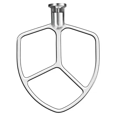Edelstahl-Flachrührer für Kitchen Aid 6QT 5QT Lift Standmixer Zubehör Ersatz für KitchenAid Mixer-Aufsätze