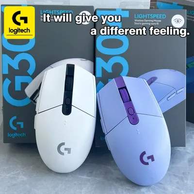 Logitech G304 Kabellose Maus Lightspeed Hero 12K Sensor für Büro Gaming Laptop PC Desktop Kompakt