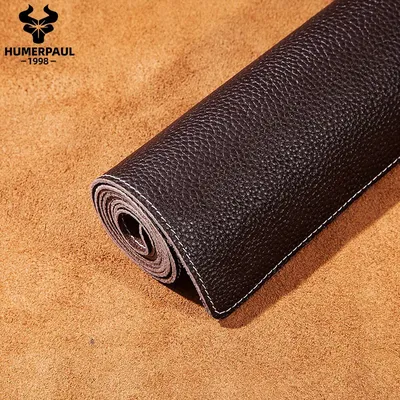 100% echtem Leder Büro Computer Tisch Matte Schreibtisch Studie Schreibtisch Matte Große Maus Pad Einfarbig Schreibtisch Gaming Mäuse Pad für Laptop