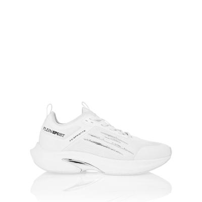 Laufschuh PLEIN SPORT "Läufer Sneaker", Damen, Gr. 39, Normalschaft, weiß (01, weiß), Schuhe Laufschuh