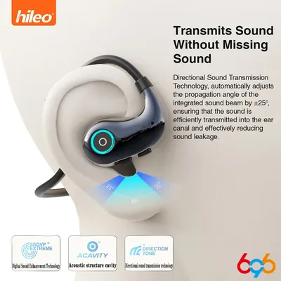 Open-Air Blue Tooth 5.4 Kopfhörer ENC Noise Cancelling Kopfhörer Wireless Headset Sport 360° ° Panorama-HIFI-Audio tragbar