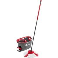 Wischmop Turbo EasyWring & Clean Box, Bodenwischer schwarz/rot