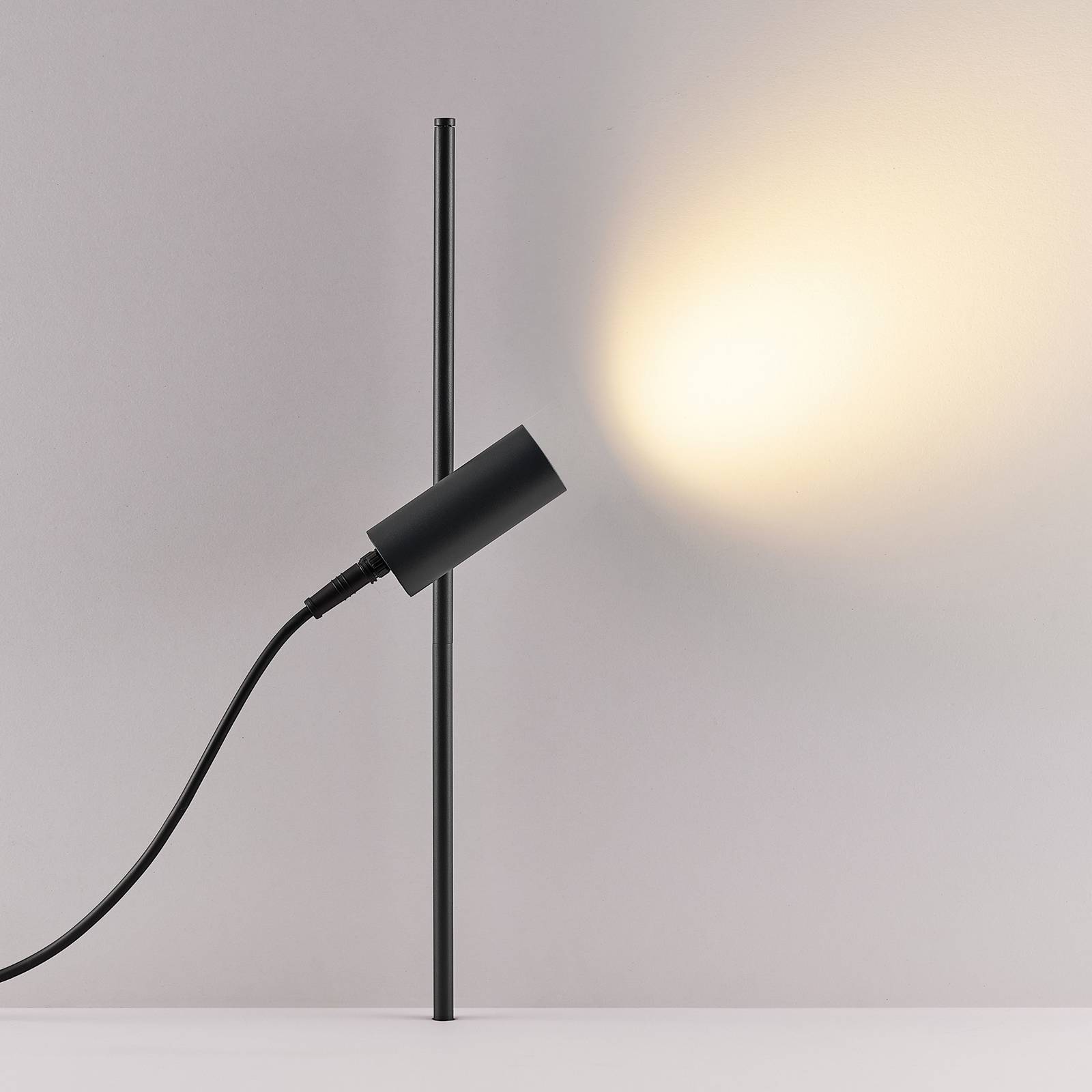 Molto Luce LED-Erdspießlampe Set CHOPA II, anthrazit, CCT, IP65, Metall II, schwarz, Aluminium, Modern, Außenleuchte