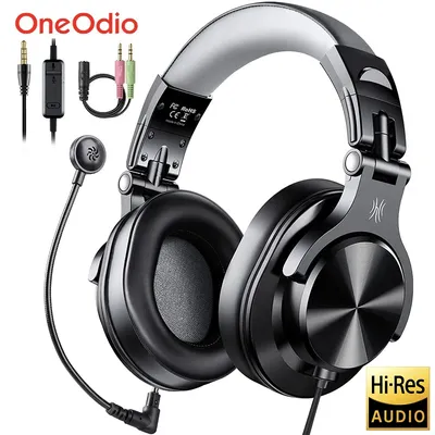 Oneodio A71D Wired Gaming Headset Gamer 3,5mm Über-Ohr Gaming Kopfhörer Mit Abnehmbarem Mikrofon Für PC computer PS4 Xbox