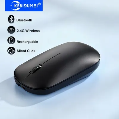 Dual-Modus Bluetooth Maus 2,4G Drahtlose Maus Wiederaufladbare Maus Gaming Mäuse Büro Stille Taste Maus für PC Laptop tablet