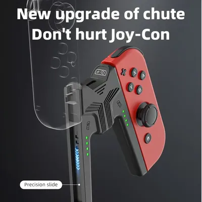 Aolion Ladegriffhalterung für Switch Joycon Griff Gaming Controller Grip Ladestation für Nintendo Switch Zubehör