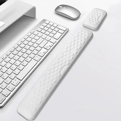 Maus Tastatur Handgelenk Schutz Rest Pad Mit Massage Textur Speicher Baumwolle Rest Ergonomische Für PC Gaming Laptops Tastatur Maus