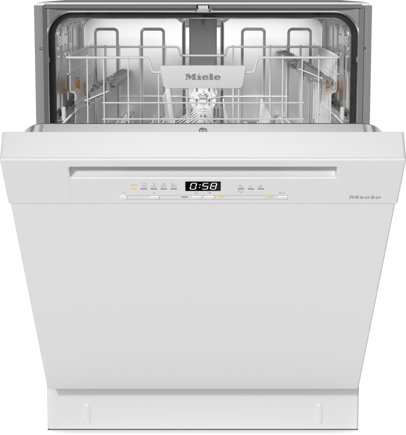MIELE Unterbaugeschirrspüler "G 5811 U Active Plus", Energieeffizienz: A (A-G), silber (weiß), B:59,8cm H:80,5cm T:57cm, Geschirrspüler
