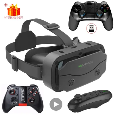 3D Virtual Reality VR Brille Headset Geräte Helm Linsen Brille Smart Für Smartphones Telefon Handy Handy Spiel Viar Viewer Set