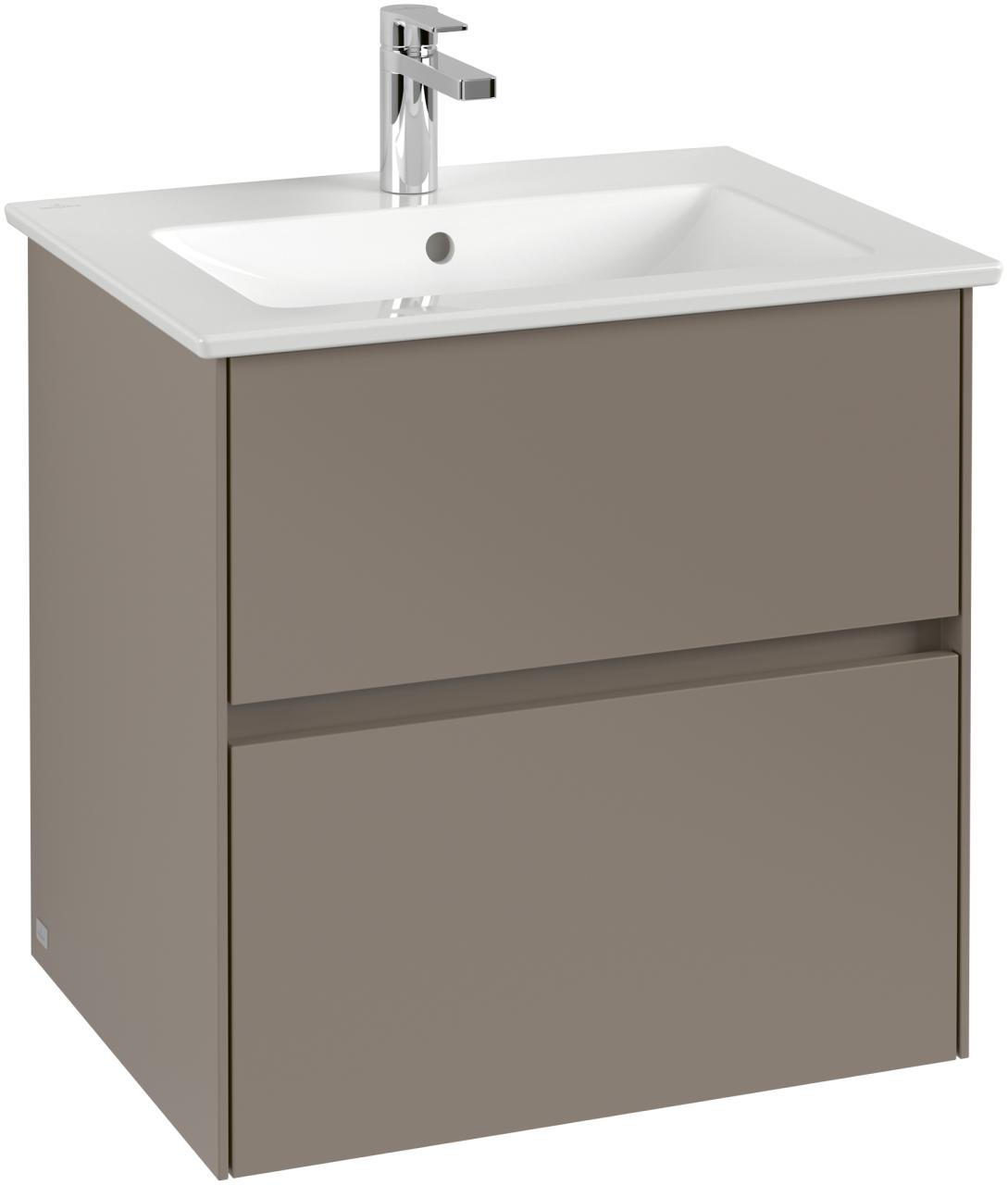 Villeroy & Boch Waschtischunterschrank Collaro 611x610x480mm m. Bel. 2 Ausz. Waschtisch mittig Soft C143B0AF