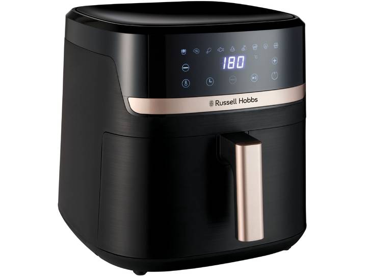 RUSSELL HOBBS Heißluftfritteuse 27630-56 SatisFry, 8,3 L , schwarz, B:31,9cm H:41cm T:32,5cm, Fritteusen, Airfryer–wenig oder kein Öl erforderlich, 9 Programme, 8,3 L