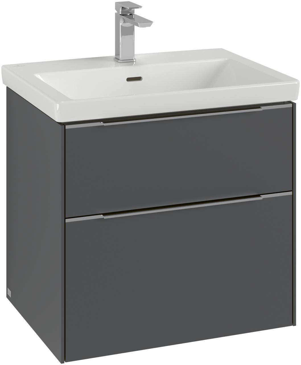 Villeroy & Boch Waschtischunterschrank Subway 3.0 C576L0 622x576x478mm m. Bel. 2 Ausz. Waschtisch mi C576L0AB