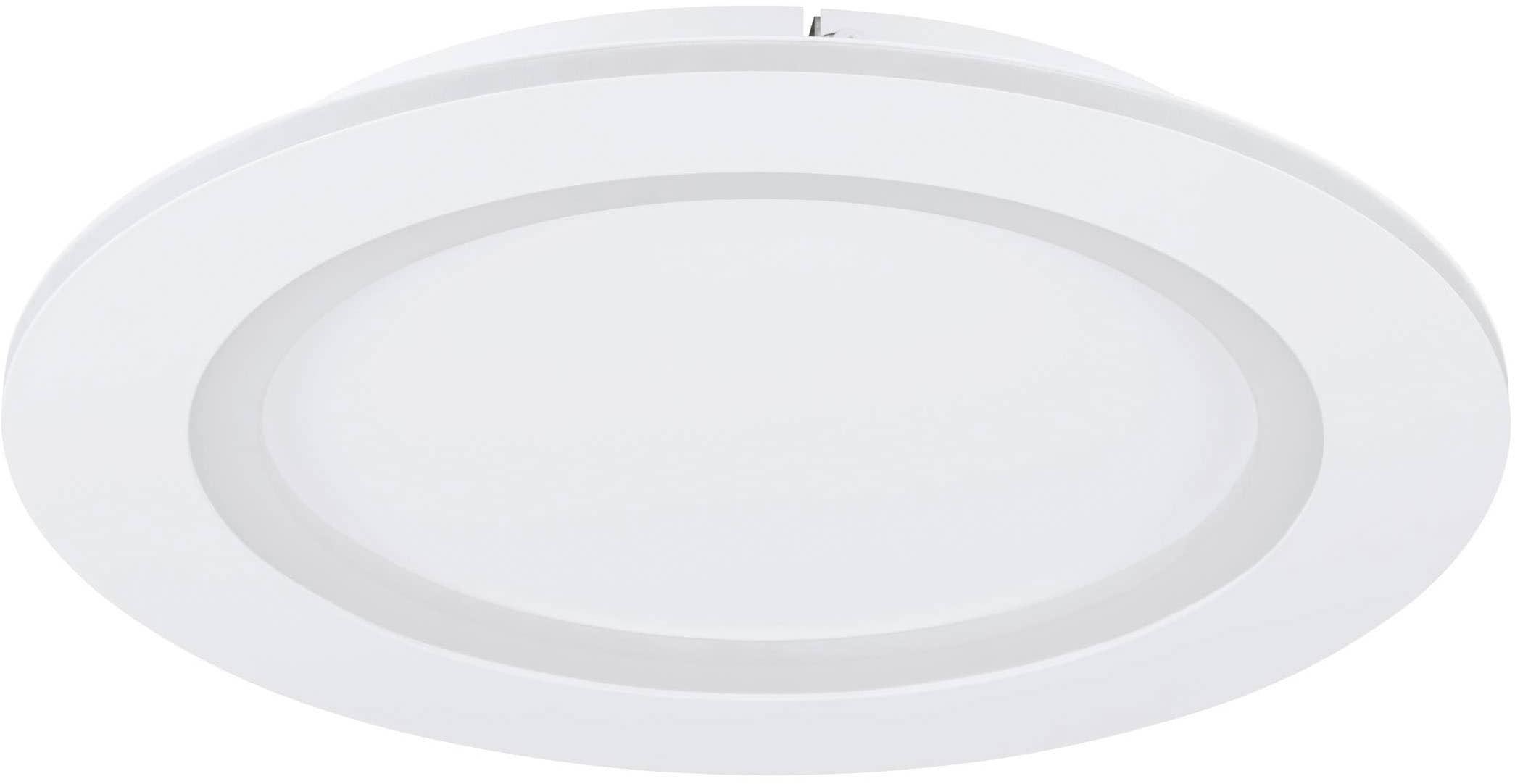 EGLO Deckenleuchte "Padrogiano-Z Deckenlampe, ZigBee 3.0, App und Sprachsteuerung, Lampe", weiß, 1, Ø 45cm H: 5cm, 1 Stk., Leuchten, ZigBee, App und Sprachsteuerung Alexa, RGB Rahmen, dimmbar, Ø 45 cm, Deckenleuchte