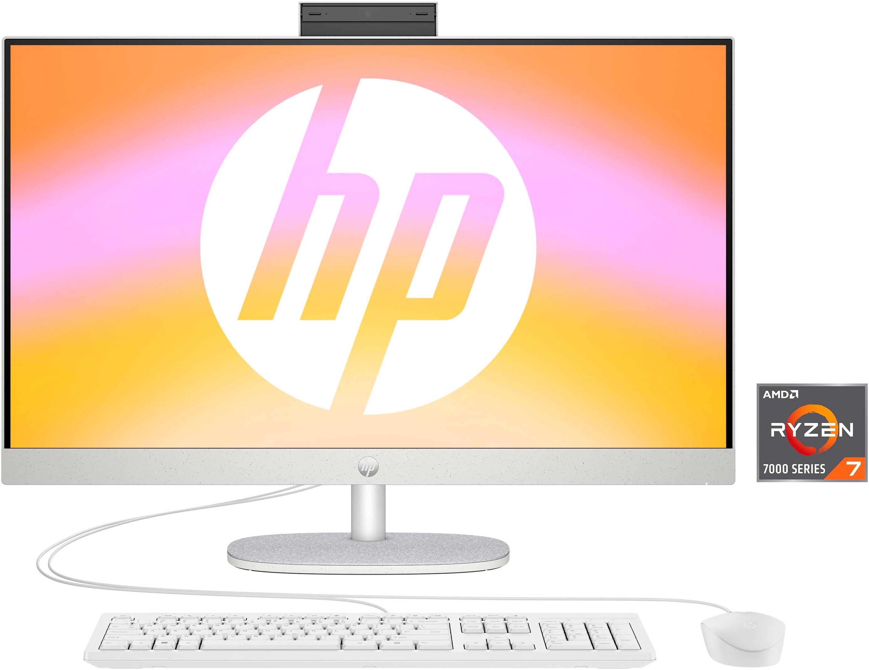 HP All-in-One PC "27-cr0211ng", weiß (shell weiß), Windows 11, 16 GB RAM 1.000 GB SSD, Desktop-PCs, Topseller