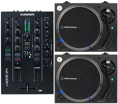 Allen & Heath Xone 24 LP140 BK Mix Bundle Schwarz