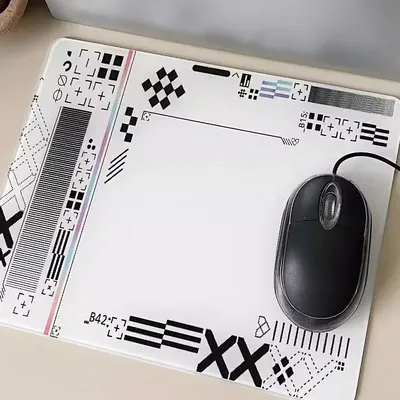 Glas Gaming Mauspad Gaming Büro Anpassung FPS Schreibtisch Pad Gehärtetes Glas Anti-slip Anti-drop Tisch Matte Gamer zubehör