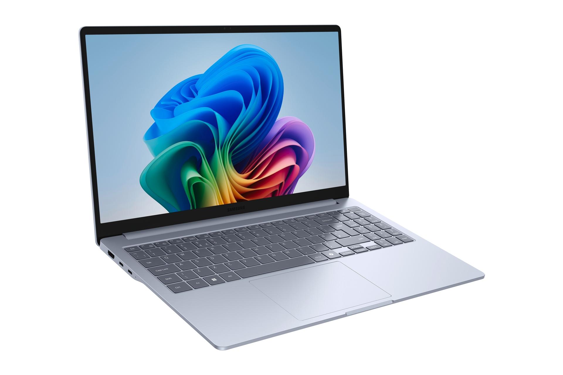 SAMSUNG Notebook "Galaxy Book4 Edge 15,6'' (NP750X ) 16 GB + 256 GB", blau (hellblau), 16 GB RAM, X Plus, Windows11Home, Notebooks, Snapdragon X Plus, Windows 11 Home