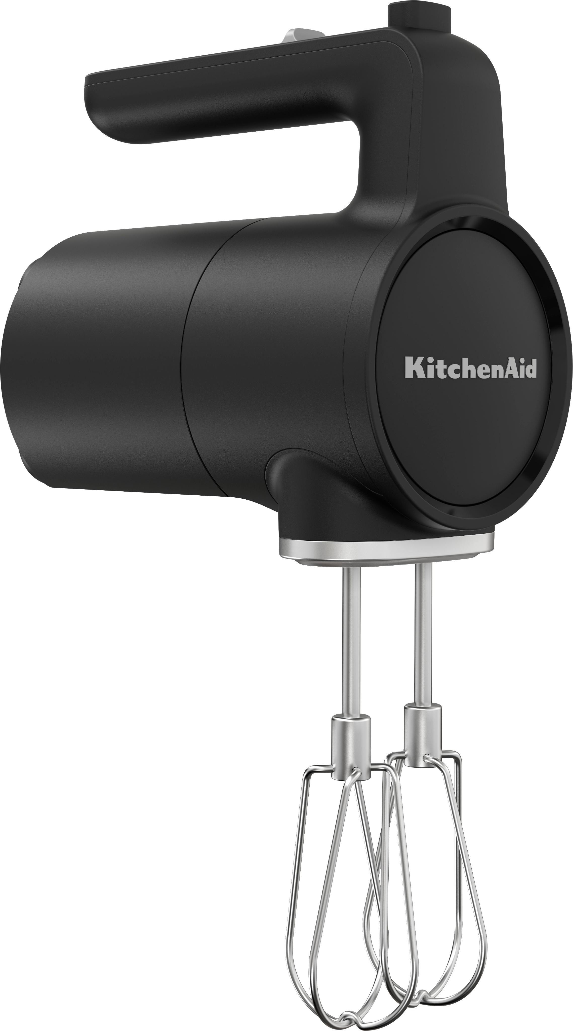 KITCHENAID Handmixer "5KHMR700BM", schwarz (matt schwarz), B:9,5cm H:17,02cm T:30,45cm, Mixer